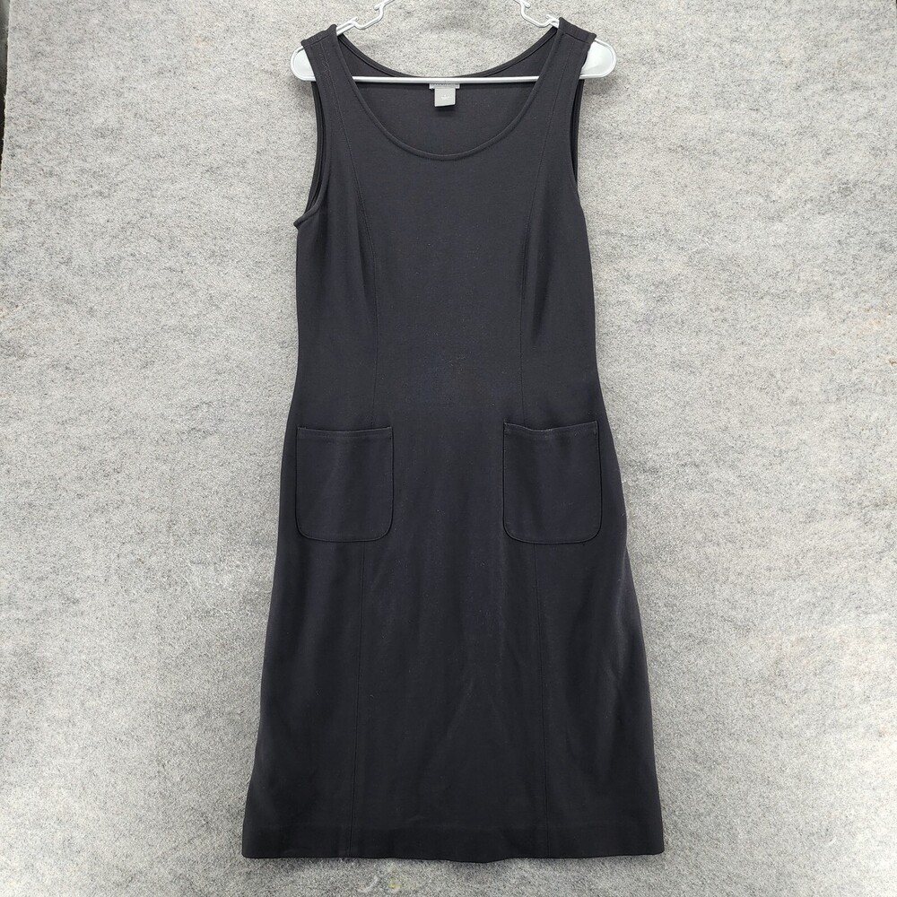 Ann Taylor Dress Womens 6 Sleeveless Black Side Zip